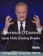 After an off-air, behind-the-scenes video of Lawrence O'Donnell going off an angry tirade went viral, the MSNBC host apologized on Twitter.